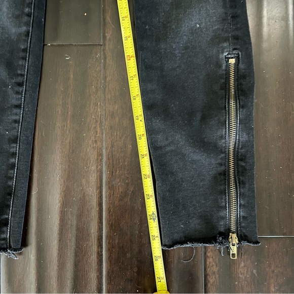 MOTHER Looker Zip Fray Jeans Wait Until Dark Size 25 - Picture 7 of 10